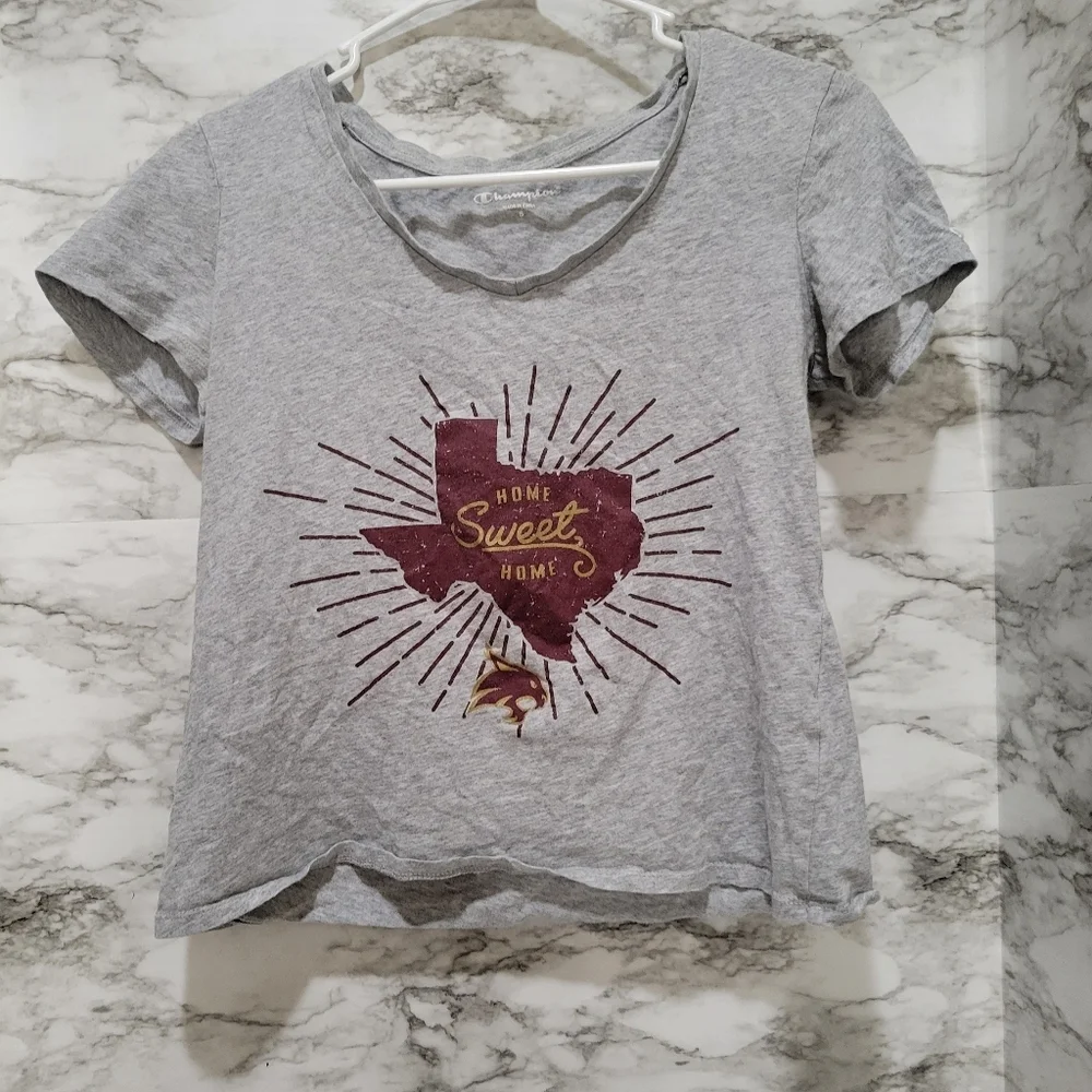 Texas Champion Crop Top S - Picture 1 of 3